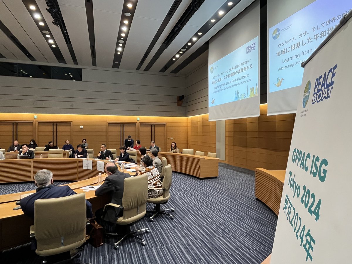 Japanese experts Osa Yukie @yukieosa of @aarjapan and Imai Takaaki of @ngo_jvc speak on the experience of Japanese civil society in supporting non-military methods of international cooperation for peacebuilding and prevention, including refugee assistance #GPPAC2024Tokyo