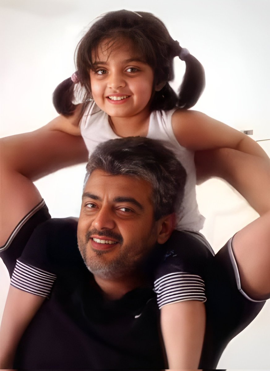 #NationalGirlChildDay ❤️

#AjithKumar #AnoushkaAjith