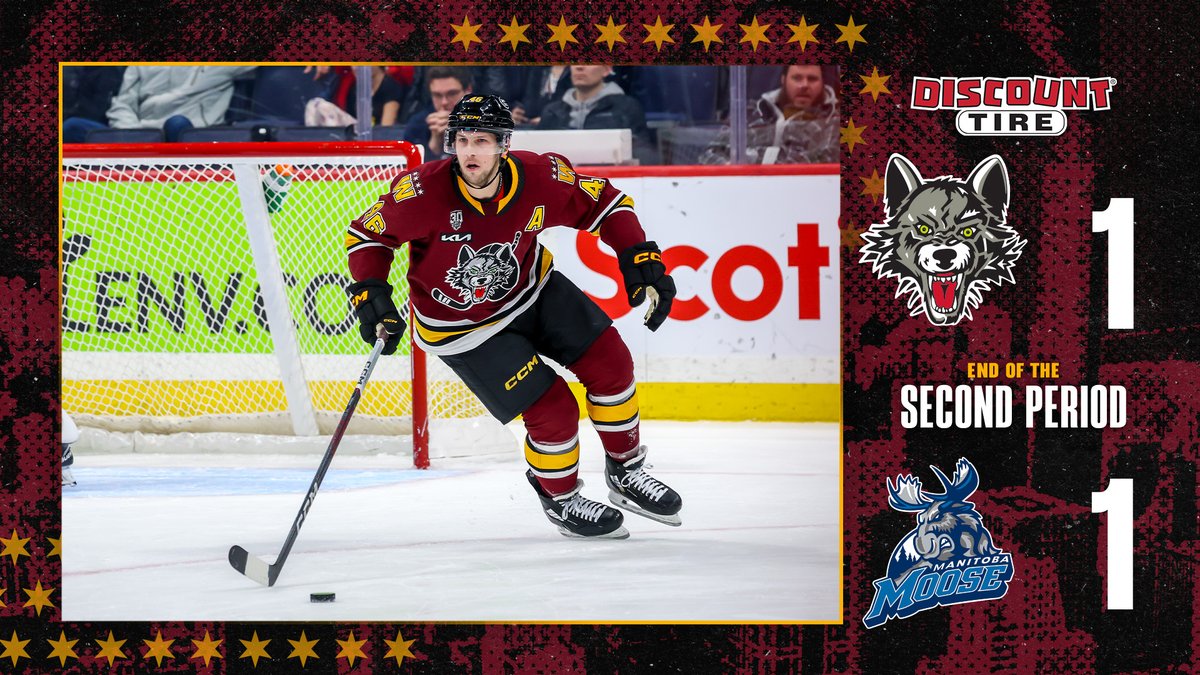 Chicago_Wolves's tweet photo. All square after 2⃣ periods.

@DiscountTire https://t.co/NwbGP98H0L