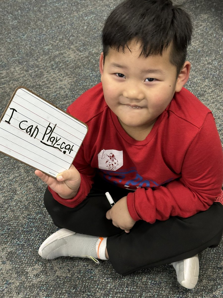 My little writers love writing about the things they love and can do.  I love seeing their joy in writing out and reading their own ideas.  ❤️<a href="/OLE_Leopards/">Leonard Elementary</a>