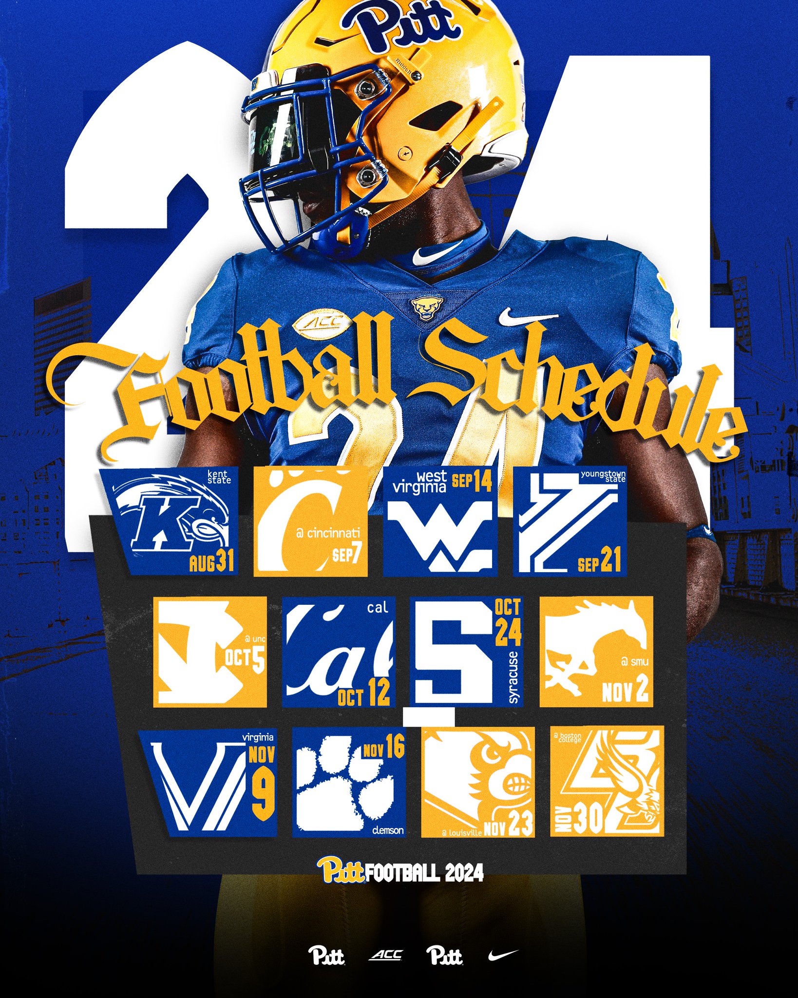 Pittsburgh panthers football sale schedule