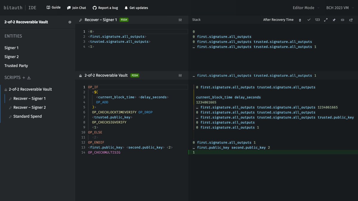 Bitauth IDE tweet media