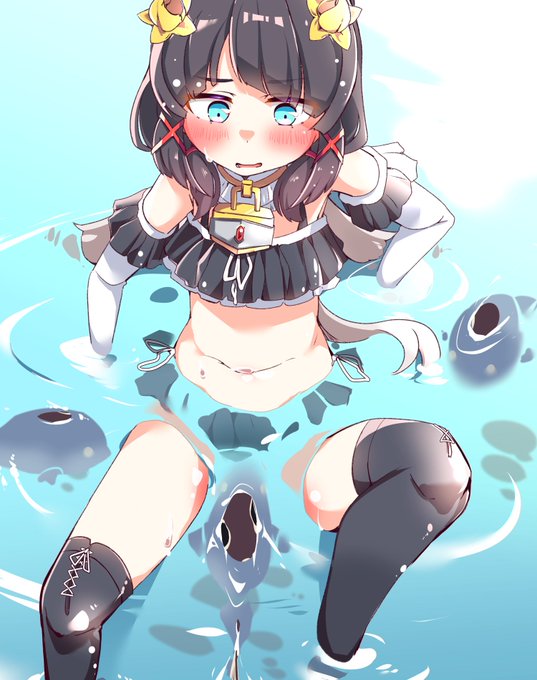 めちゃくちゃ寒いからうちのこの水着を貼る 