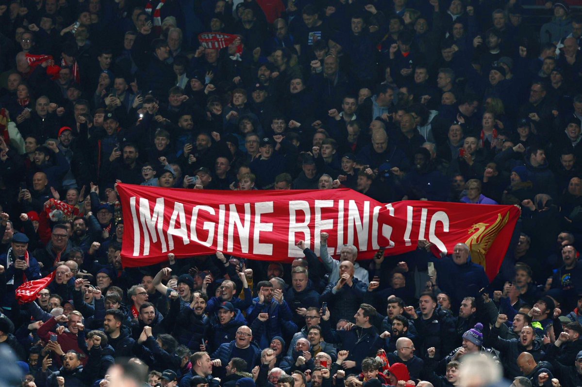TheAnfieldWrap's tweet photo. Up the fucking Reds. https://t.co/112B6wyqLQ