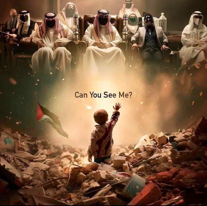 #GazaStarving Paradan ve hırstan başka bir şey görmeyen İslam ülkeleri , size soruyor .