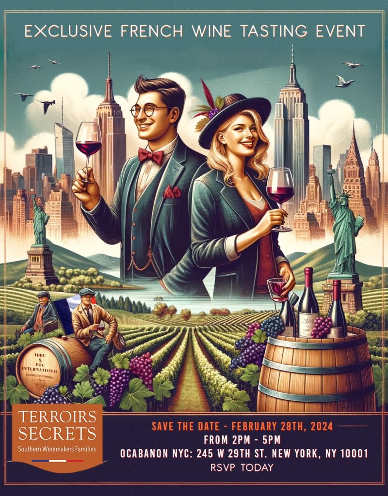 impact_llc's tweet photo. We are 6 weeks away from our French Wine Tasting Event in NYC!

Calling all wine buyers, importers, and distributors looking for French wines! 🍷🍇

Please join us for an exclusive wine-tasting event on February 28th, 2024, 2pm-5pm.

👉 Contact me for more details. https://t.co/4S0vmEEJmP