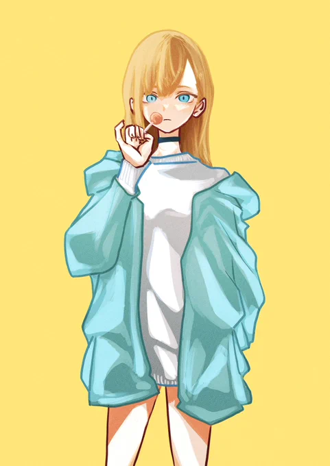 ロリポップなうちの子 #illustration #イラスト #絵柄が好きっていう人と繋がりたい