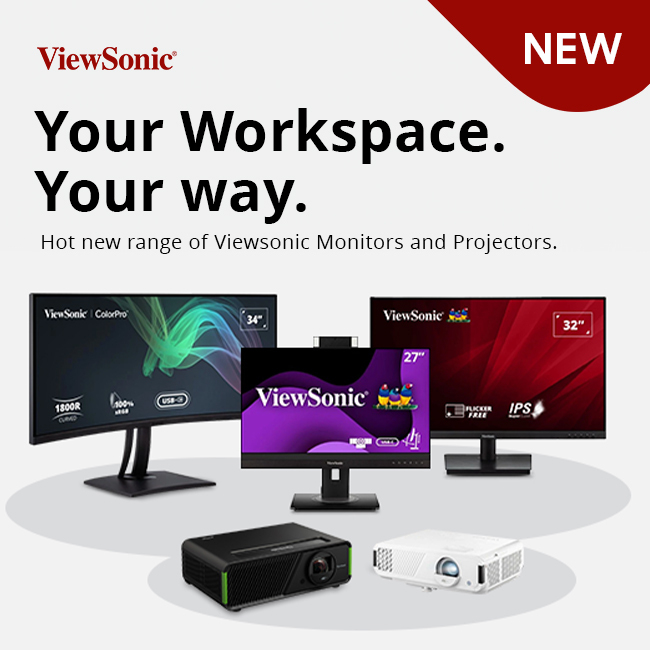 LeaderComputers's tweet photo. ๐ Explore a world of possibilities with ViewSonic's cutting-edge monitors and projectors. Whether for work or play, immerse yourself in stunning clarity and vibrant colors. The future of display technology is here!๐ #ViewSonic #VividDisplay #Gaming #Entertainment #Productivity https://t.co/6nm8gSwijC