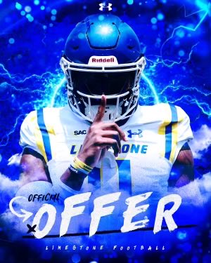 Blessed to receive another offer from ⁦@LimestoneFB⁩ ⁦@SFBruinFootball⁩ ⁦⁦@Coach_Gathings⁩ ⁦@CoachCWard1⁩