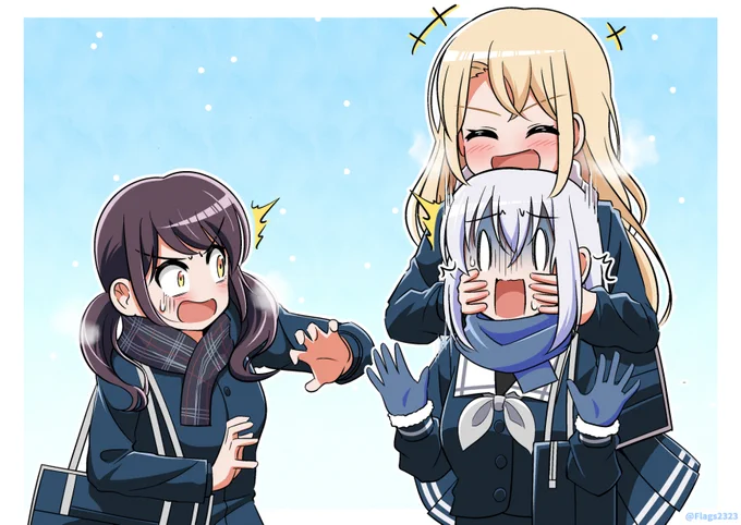 急に寒過ぎる… #bandoriart