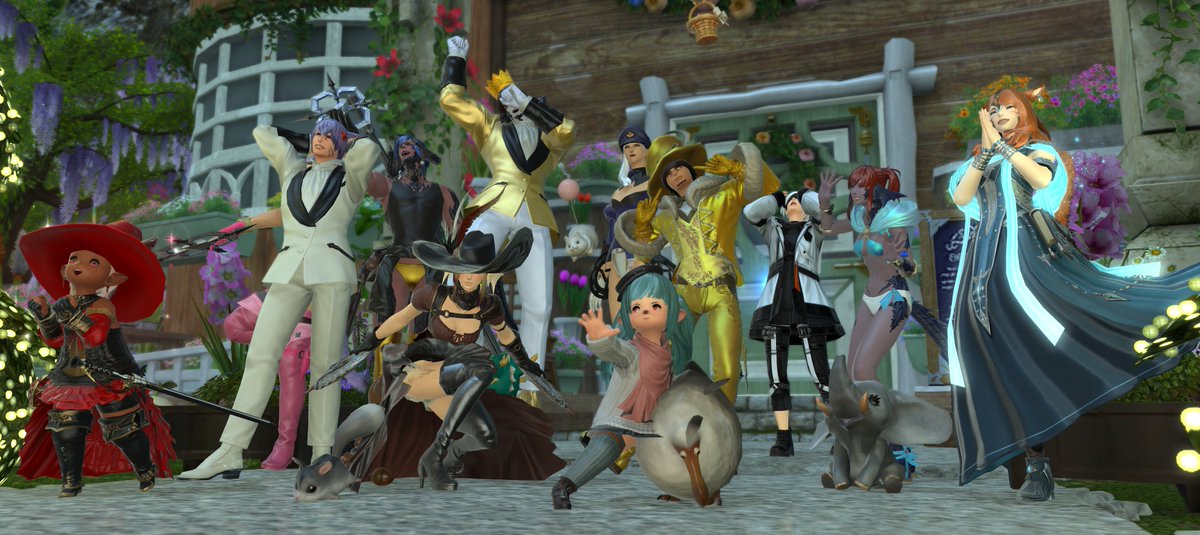 We celebrated our first Guild's anniversary tonight! Songs, videos, quiz, powerpoints, new emotes for our server... It's been an awesome year, and more than a game, I found a powerful group of friends in <a href="/FF_XIV_FR/">FINAL FANTASY XIV</a> ♥
-
Long live to Slibardes!!