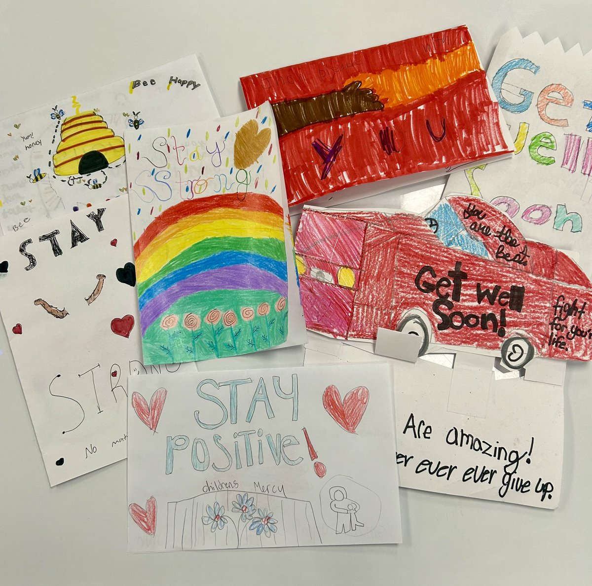 Service project for patients at Children’s Mercy Hospital for @smsdkindnessweek <a href="/DiemerEagles/">Diemer Eagles SMSD</a> <a href="/theSMSD/">SM School District</a> ❤️❤️❤️