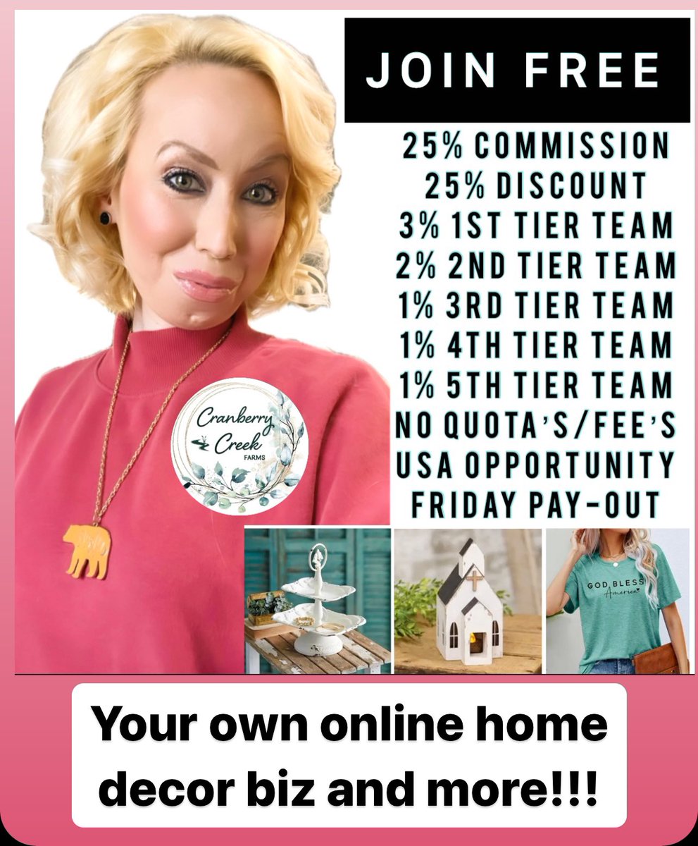 Hire yourself on and join me! Paid weekly!!! #homedecor #boutique #primitives #bathandbody #homedecorating #andmore #workfromhome #wahm #affiliatemarketing #follow #beyourownboss #wfh #mompreneur #farmdecor #consultant #ambassadorswanted #joinmyteam #joinus #joinourteam #joinfree