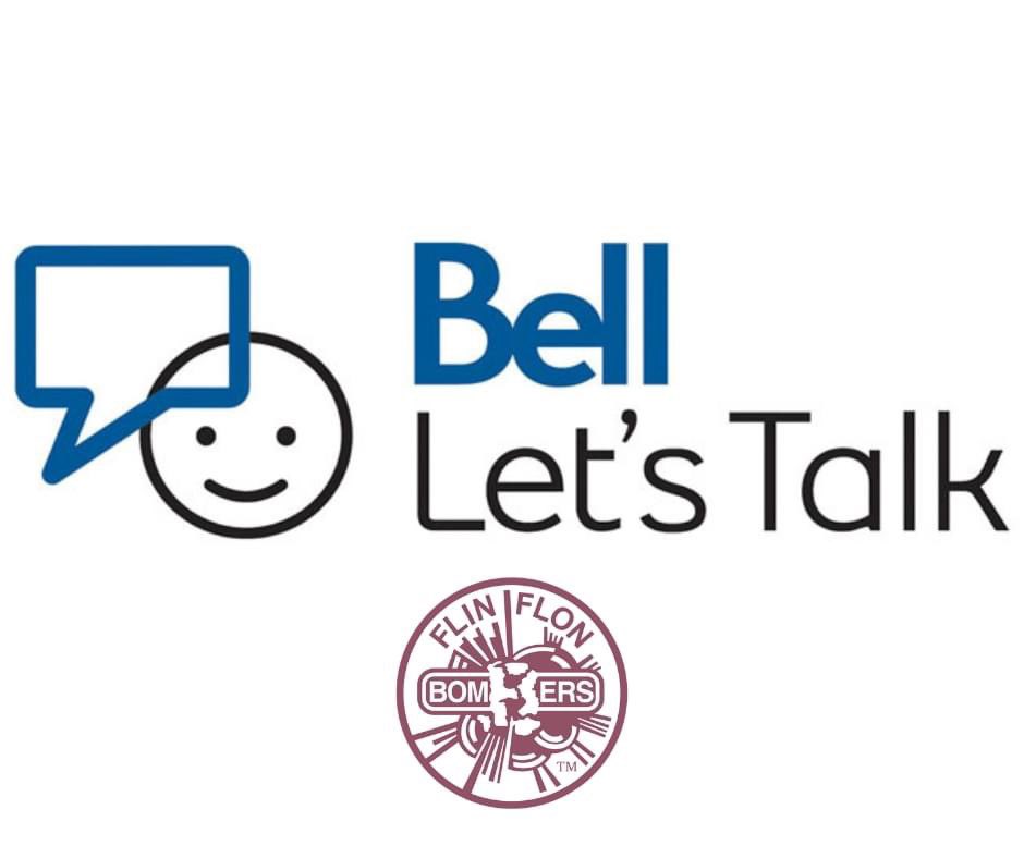 Today is #BellLetsTalk day.

The Flin Flon Bombers encourage everyone to speak up and support their friends, family and whoever it may be that needs help. Because when it comes to mental health, we are all in this together.

#BellLetsTalk