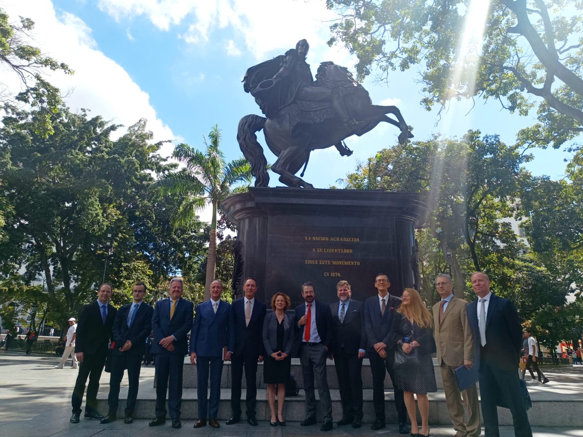 Embajadores y representantes diplomáticos de varios Estados Miembros de la Unión Europea llevan a cabo una agenda de reuniones en Caracas con actores relevantes para la implementación de los Acuerdos de Barbados.