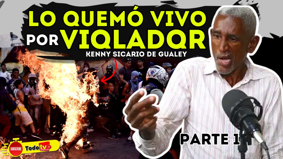 TodoTvrd's tweet photo. 🔥Lo QUEM0 VIVO por VI0LAD0R KENNY el SICARI0 de GUALEY. https://t.co/xNpUHdyyB5 a través de @YouTube https://t.co/RE2DobORB2