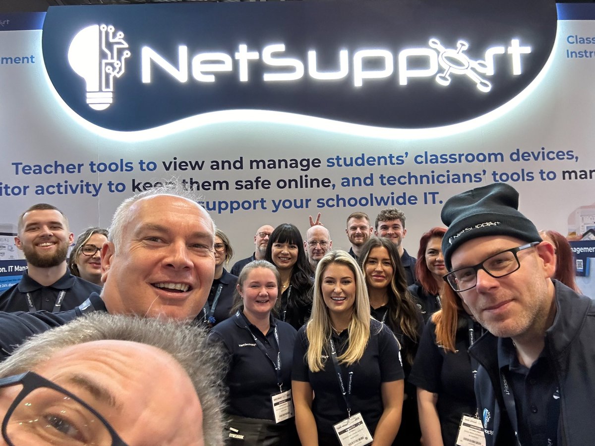 Really proud of the NetSupport team today - we had a great day 1 at #Bett2024. Come and see our latest updates to classroom.cloud and NetSupport School on stand SD50 tomorrow.