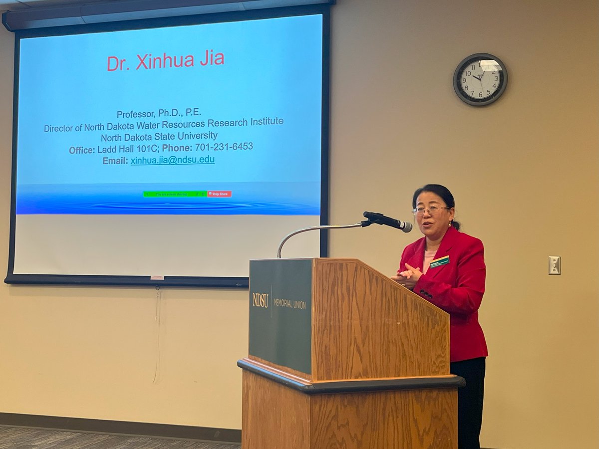 Today was the first ND PFAS Conference, organized by the ND Water Resources Research Institute (NDWRRI) and the Office of Research and Creative Activity.

The conference focused on the emerging threats of PFAS to ND's water, food, and environment.