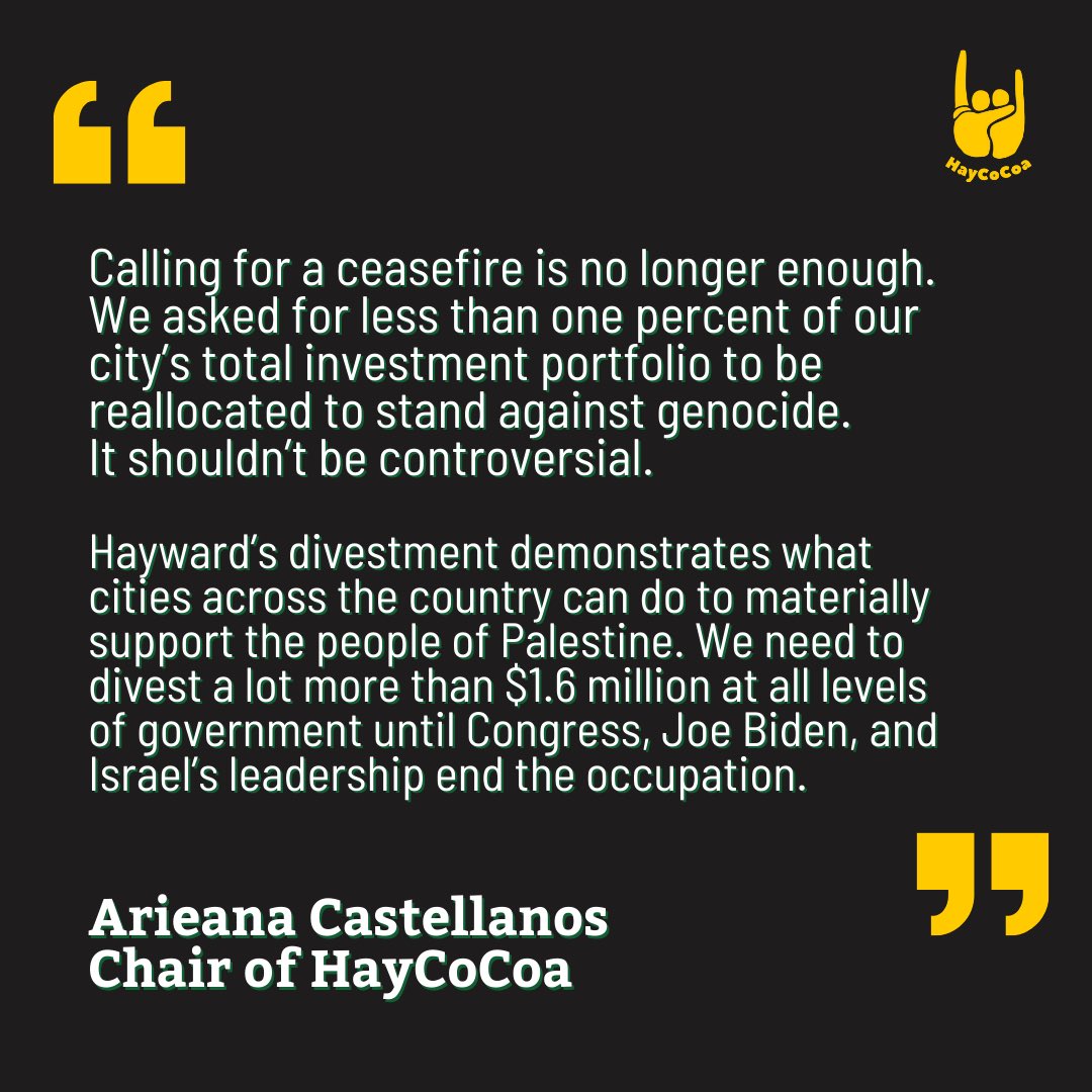 Hayward Community Coalition tweet media