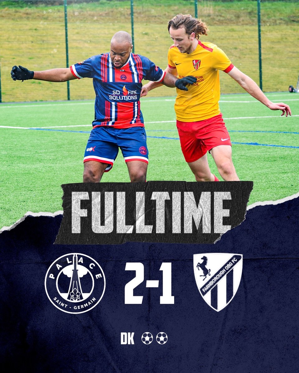 Palace Saint Germain (@palacestgermain) on Twitter photo A good solid performance from the boys to beat top of the table <a href="/FOBG_Sunday_1st/">Farnborough OBG Sunday Firsts</a> 2-1 on Sunday
We wish them all the best for the season 🤝
Scorers:
<a href="/_RealDavidK/">♧</a> ⚽️⚽️
<a href="/sdfiresolutions/">SD Fire Solutions</a> <a href="/SugarDesignz/">SugarDesignz</a> <a href="/RevorgRecords/">Revorg Records</a> <a href="/DEYOA22/">HERVE ZAHA</a>
🅰️Team A good solid performance from the boys to beat top of the table <a href="/FOBG_Sunday_1st/">Farnborough OBG Sunday Firsts</a> 2-1 on Sunday
We wish them all the best for the season 🤝
Scorers:
<a href="/_RealDavidK/">♧</a> ⚽️⚽️
<a href="/sdfiresolutions/">SD Fire Solutions</a> <a href="/SugarDesignz/">SugarDesignz</a> <a href="/RevorgRecords/">Revorg Records</a> <a href="/DEYOA22/">HERVE ZAHA</a>
🅰️Team
