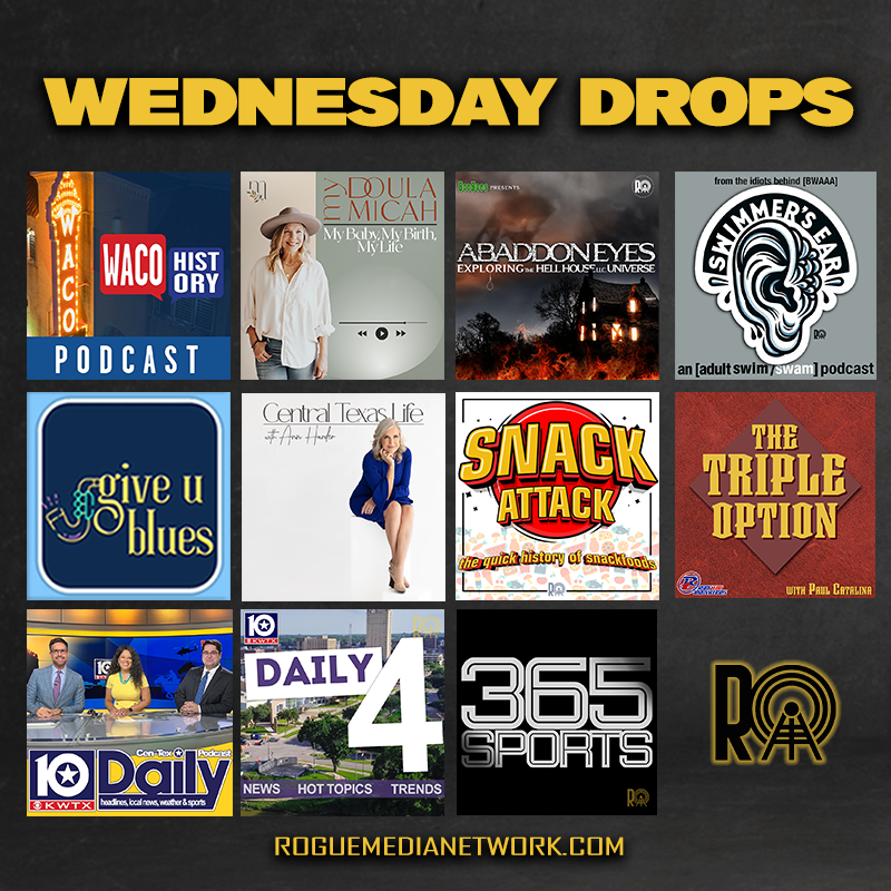 network_rogue's tweet image. Rogue Media Drops - Wednesday, January 24th!

 View all new episodes here: bit.ly/46BiMni

Waco History Podcast - Living Stories: Early Automobiles
spoti.fi/3LYz9Ca

Start your show with us today! bit.ly/46ITjIm