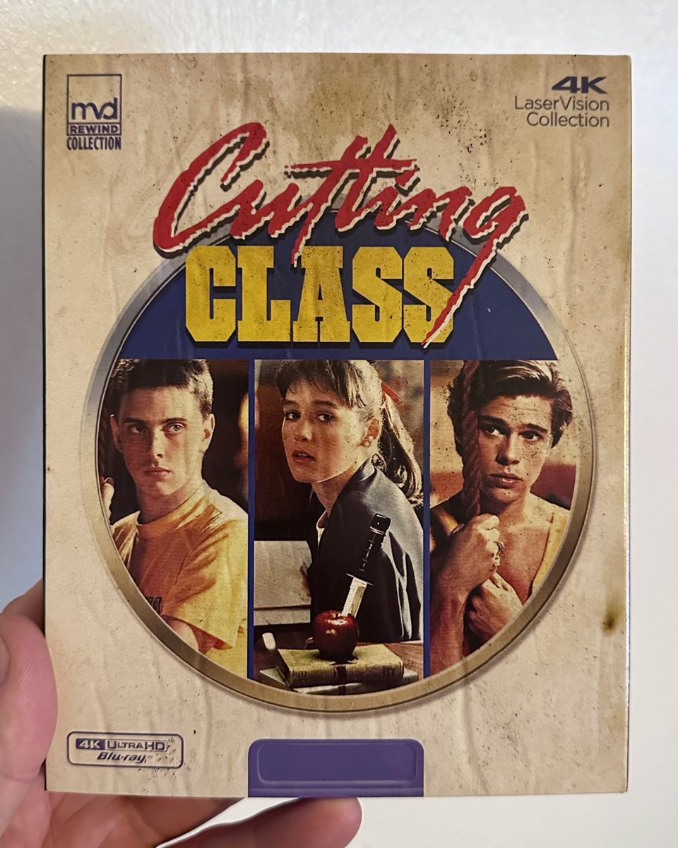 stephenwilson04's tweet image. Shiny new 4K release of Cutting Class from #MVDRewindCollection @mvdentgroup #CuttingClass #DonovanLeitch #JillSchoelen #BradPitt #4KUltraHD #4KUHD