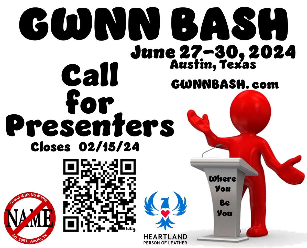 GWNN_BASH's tweet photo. Presenter Applications are still open until February 15, 2024
If you have not presented at BASH, you will need 3 letters of recommendation.

Apply at https://t.co/YW8trdb01F or https://t.co/On9EN6GdTT https://t.co/dctJMmanRm