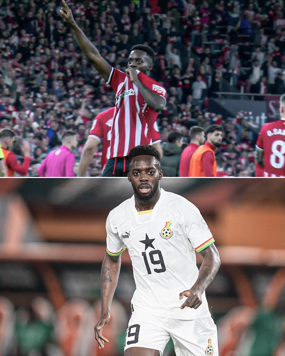 48 hours ago, Iñaki Williams was representing Ghana at AFCON ... He arrived this morning and was used as a substitute for Athletic Club vs. Barcelona 🌍

He just scored the go-ahead goal in extra time to give his club the lead 😱
