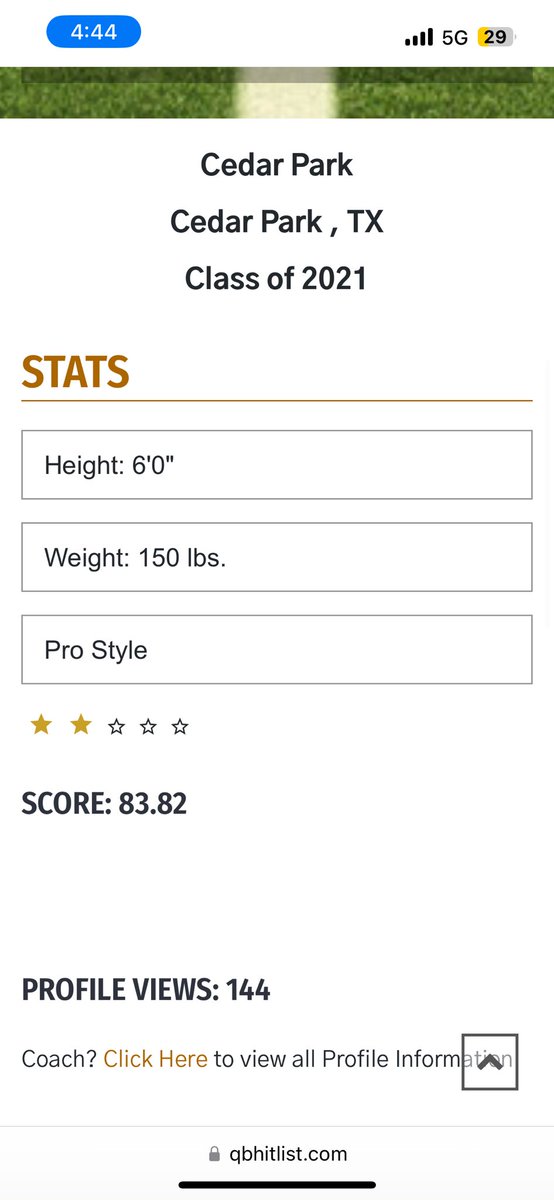 ColeKrueger11's tweet photo. Hearing @TXSTATEFOOTBALL needs a quarterback. I know a guy 🫵. Would’ve been a dual all state guy if it wasn’t for @ryderh4 (all state holder though). Also 6’4 now. https://t.co/ExdIm91UsE