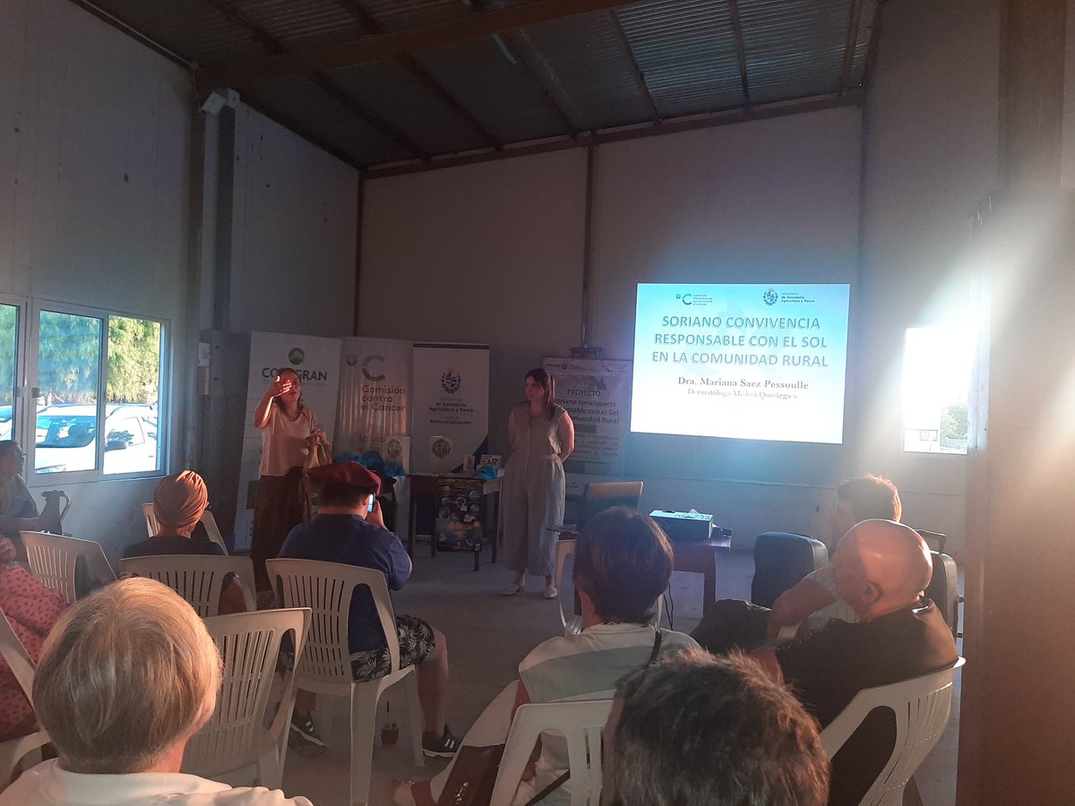 #Ahora en José E. Rodó Charla sobre convivencia responsable con el sol en la Comunidad Rural. Organizada por <a href="/MGAPUruguay/">MGAP</a> <a href="/MSPUruguay/">Ministerio de Salud Pública – Uruguay</a> <a href="/CopagranUy/">COPAGRAN</a>