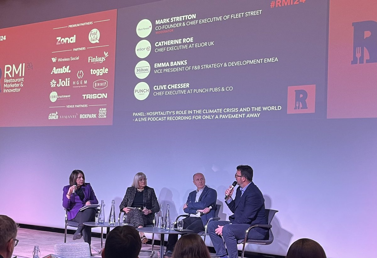 Productive 24 hours. #Hospitality roundtable with <a href="/hmtreasury/">HM Treasury</a> <a href="/GarethDavies_MP/">Gareth Davies MP</a> then onto @restmarkinnov where <a href="/punchpubs/">Punch</a> CEO @CliveChesser joined a panel alongside <a href="/HiltonHotels/">Hilton Hotels</a> &amp; <a href="/Elior_Group/">Elior Group</a> to talk all things #ESG and #doingwellbydoinggood