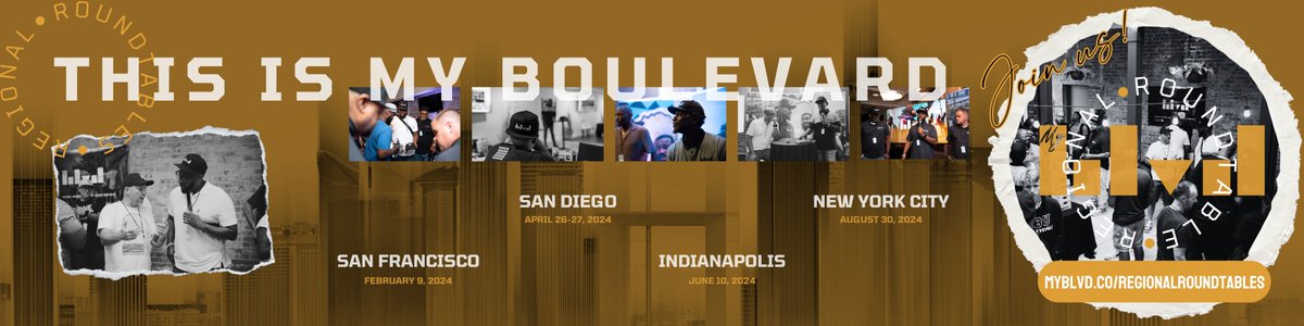 We're taking MyBLVD on the road! We're excited to announce that we will be hosting 4 regional roundtables across the nation this year. And you're invited!

Register now at the link in bio to secure your spot.