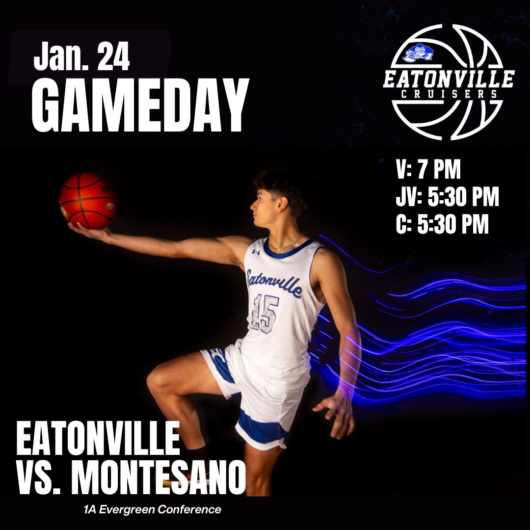 GAMDEDAY! 

We're back at EHS tonight hosting Montesano. #Fearless #Relentless #Selfless #GoCruisers!