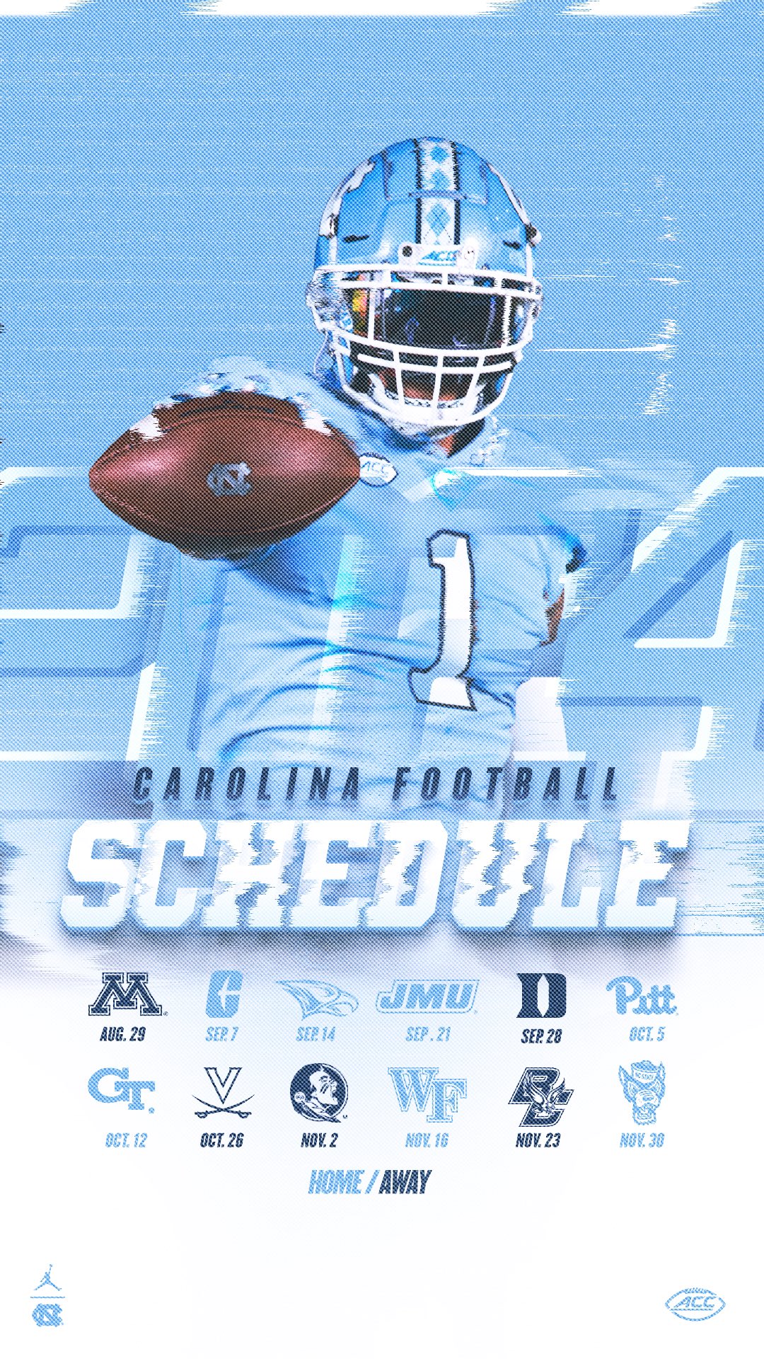 North carolina football schedule deals