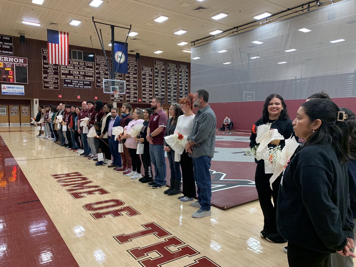 It’s wrestling senior night! Go Majors! #classof2024