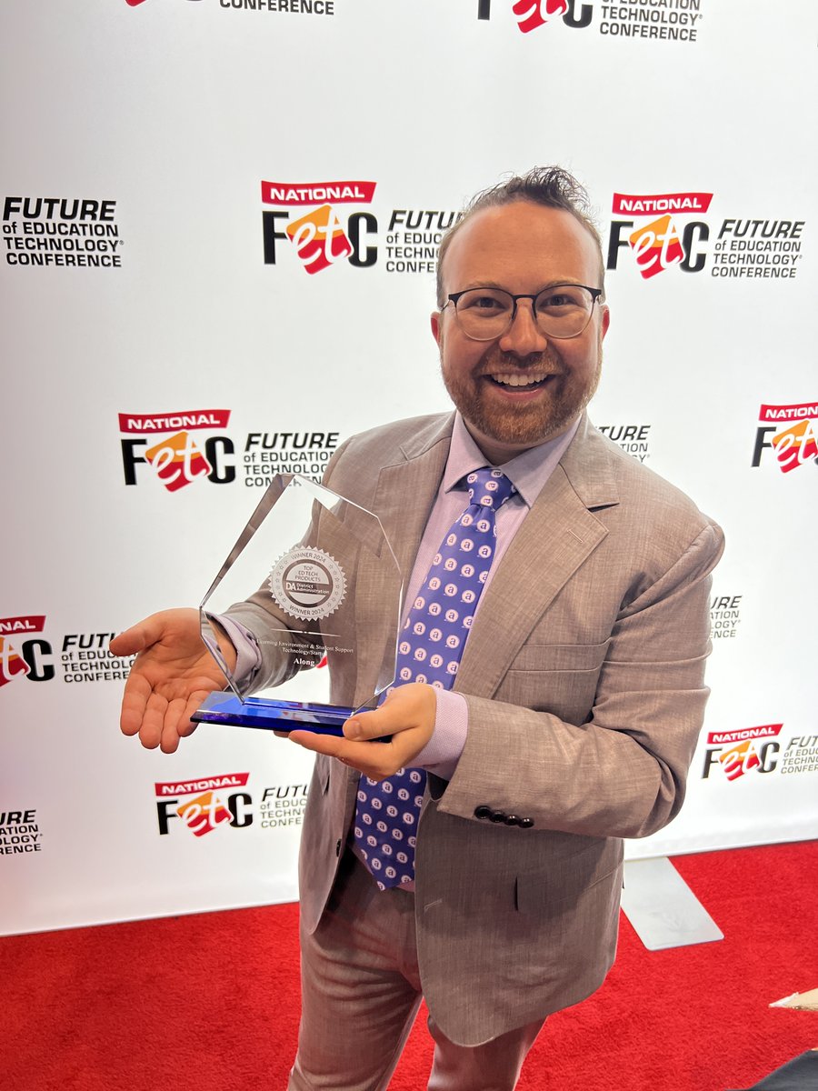 We're incredibly honored to receive District Administration's esteemed 2024 Top EdTech Product Award at FETC today! #FETC #EdTech #K12Education #EduTech
