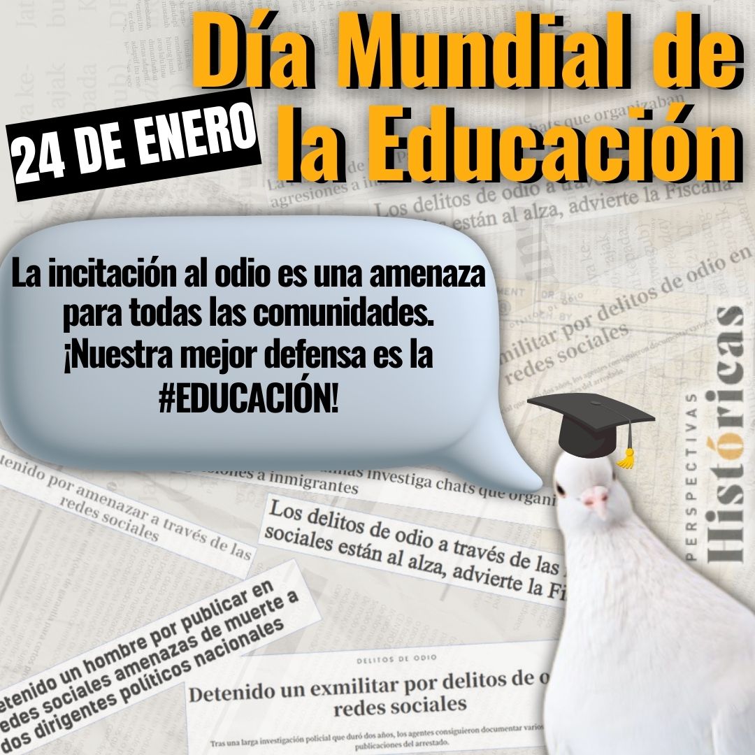 #24DeEnero hoy es el #DíaInternacionalDeLaEducación, y la UNESCO dedica esta fecha al papel crucial que desempeñan la educación y los docentes en la lucha contra los discursos de odio; fenómeno que se ha multiplicado en los últimos años con el uso de las redes sociales. 👩🏽‍🏫📢🕊️