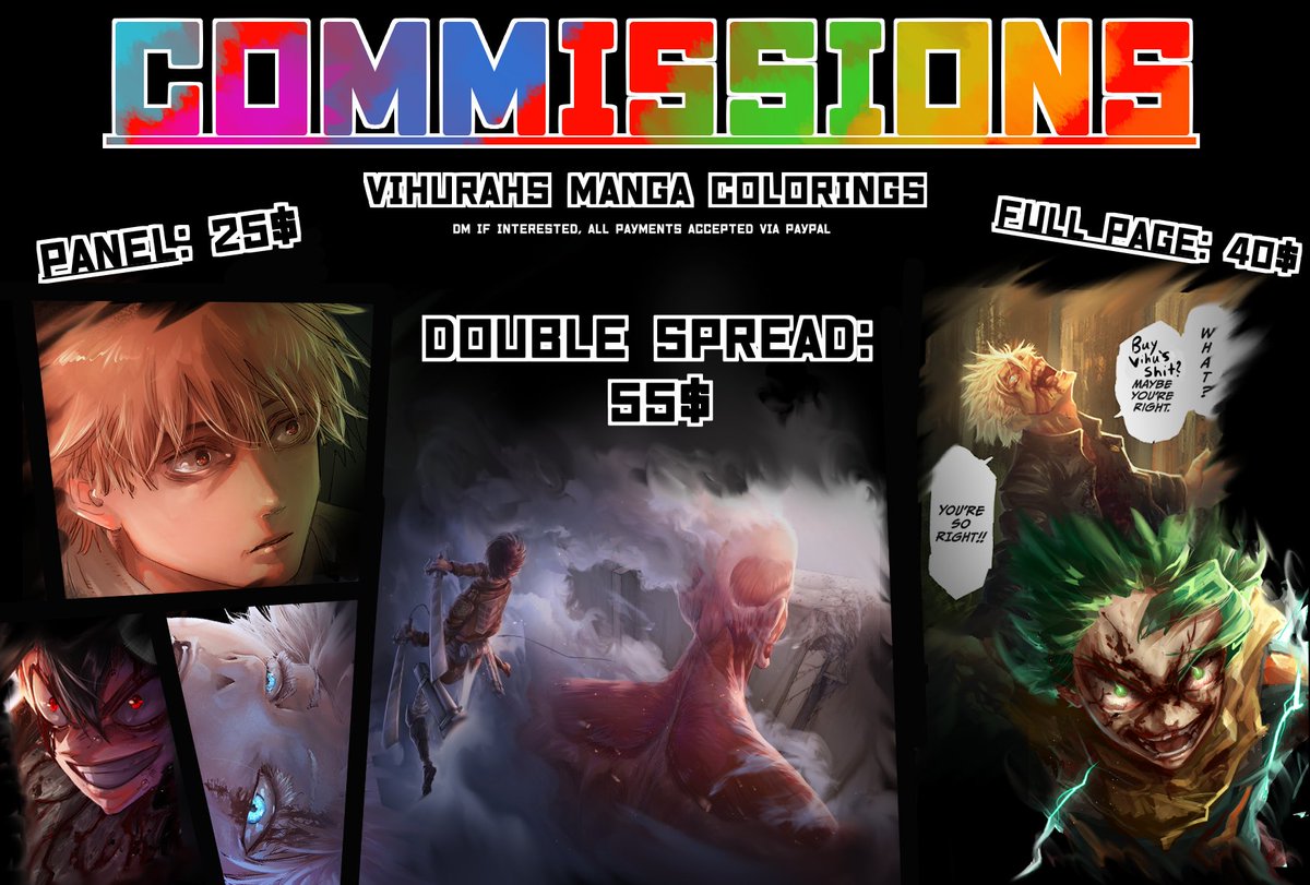 Vihurah's tweet image. Updated Commission Sheet! Twitters laziest colorist is faster than ever!
Vihu learns to stop shortchanging himself arc
Dm if interested :D