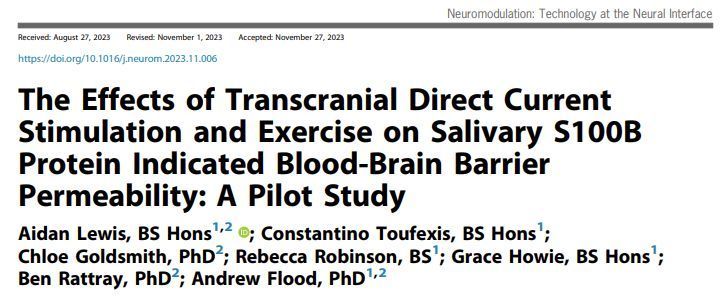 tDCS produces an electrical current to manipulate neural activity. Is there a possibility that it influences the brain via other mechanisms? @AidanLewis_ brand new publication investigates this possibility. Congrats Aidan! 🧠⚡
Check it out here: buff.ly/3OgFBpv

<a href="/UC_RISE/">UCRISE</a>