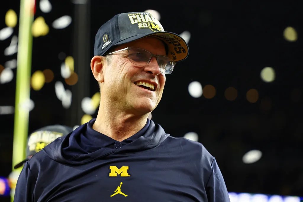 It’s official. Thank you for the greatest season in Michigan Football history, Jim〽️〽️