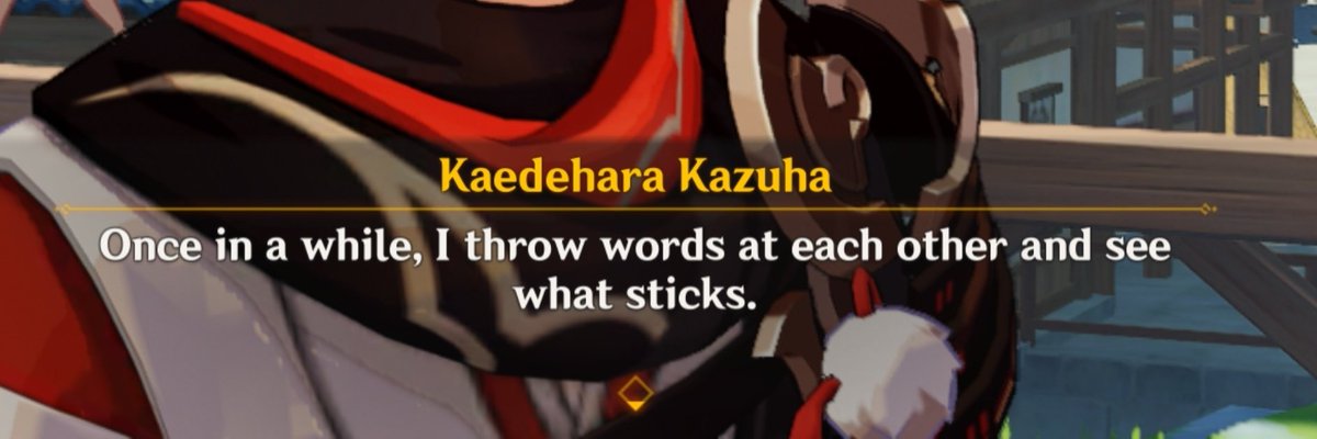 _loiryu's tweet image. the way kazuha responds to having fans by humbling himself in the most hilarious way possible is so
