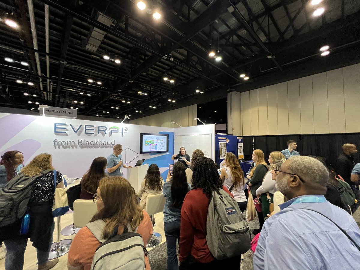 Wow!! Today’s <a href="/CanvaEdu/">Canva for Education</a> and <a href="/EVERFIK12/">EVERFIK12</a> #appsmash booth session at <a href="/fetc/">FETC</a> was packed! A massive thank you to EverFi for hosting us 💙 Teachers, don’t forget, there are FREE templates in the #CanvaEdu library that align to EverFi’s amazing FREE curriculum!

#FETC #bettertogether