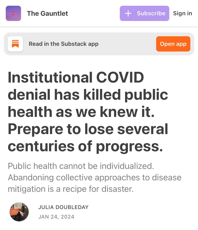 We are here. “We can’t talk about how we got to total state abandonment on COVID without discussing the billions of dollars that went into disinformation campaigns, pushing people to think of public health as an individual responsibility.”