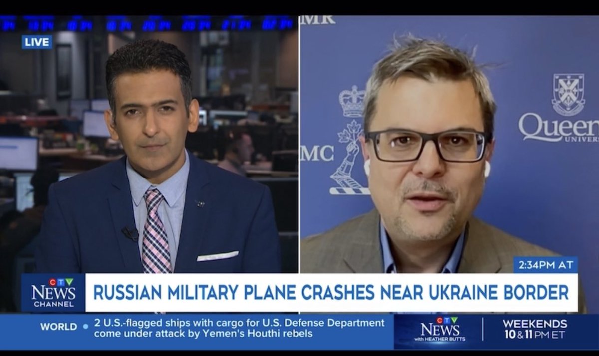 The latest on Ukraine-Russia war!!
*A plane with POWs crashes
*Russia fires a barrage of missiles
*Depleting resources on Ukrainian frontlines 
*Sweden’s bid for NATO

Catch all of it in the link below

ctvnews.ca/video/c2853642…
<a href="/CTVNews/">CTV News</a> 
#UkraineRussiaWar #SwedenNATO
