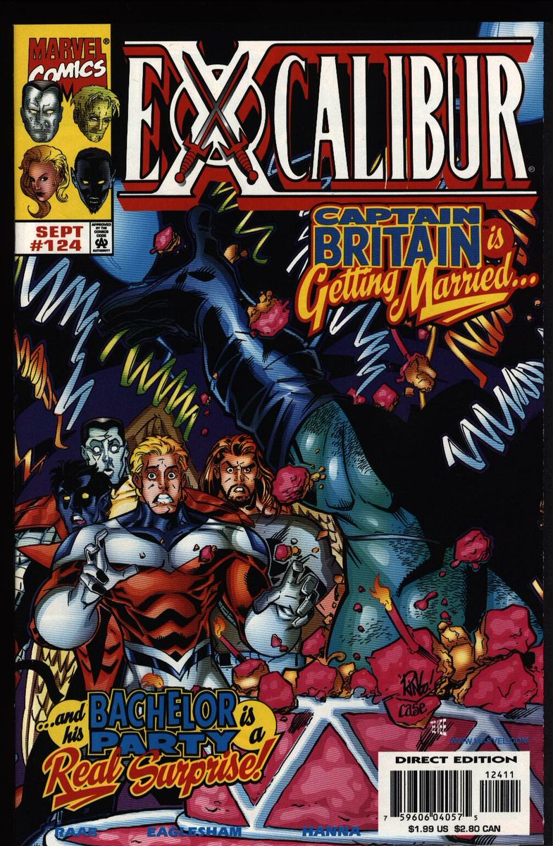 New ep! Zack Jenkins, aka cohost of #BattleOfTheAtom, aka former EiC of @ComicsXF, aka Bad Boy of X-Men podcasting, fêtes #Excalibur #124, “Someone,” featuring much bacchanalia & the return of several somones, only one of whom gets creamed. #XMen goshgollywow.com/?p=2784