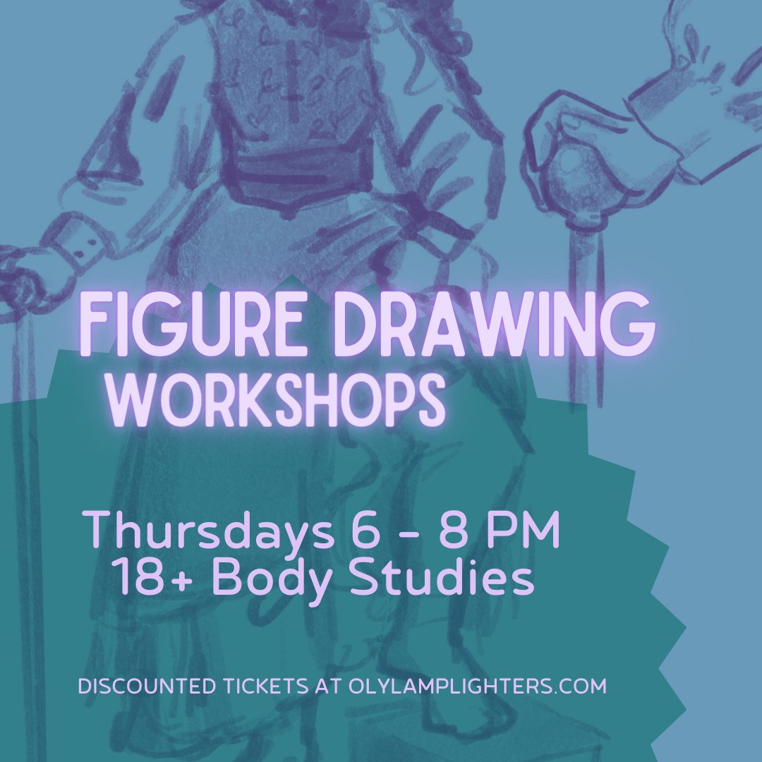 Join us tomorrow night for our weekly figure drawing workshop, we provide the model and workspace and you bring your own materials. $15 for the whole workshop , or pwyc after the class has began based on availability. see you tomorrow night!
