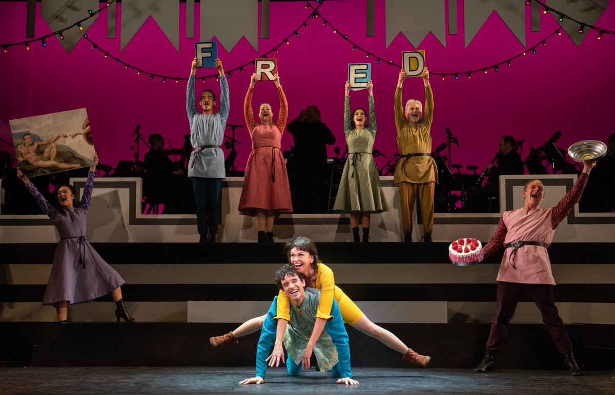 ONCE UPON A MATTRESS begins tonight @nycitycenter! Don't miss Sutton Foster, Michael Urie and more in the limited revival through February 4th. Visit BroadwayBox and use code BBXPEAS to save on tickets! 📸: Joan Marcus #citycenterencores #nycitycenter #onceuponamattress