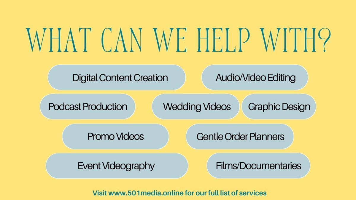 501mediaonline's tweet photo. We are here to help! #501media #videography #multimedia #podcasting #audioediting #graphicdesign #eventvideography #filmmaking #mississippi #filmmississippi #tupelo #tupeloms #northernms #northms #shinethelight #capturethemoments https://t.co/4do6F12viM