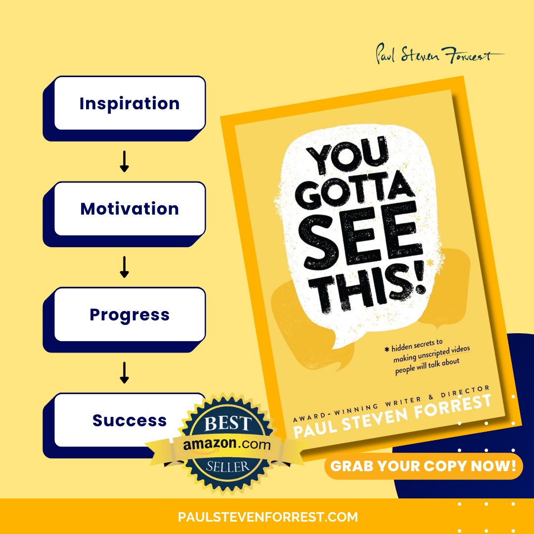 'You Gotta See This!' is not just a book; it's a journey into the heart of effective storytelling. Learn from Paul Steven Forrest's years of experience in unscripted filmmaking. 🙌🏻

📲 Grab your copy today: store.bookbaby.com/book/you-gotta… 

#StorytellingJourney #EffectiveStorytell...