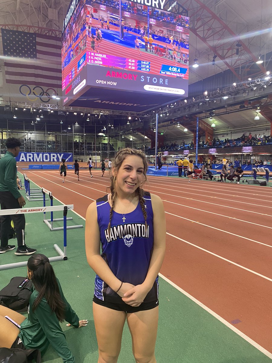 🚨 SCHOOL RECORD ALERT 🚨 Jules Dogostino broke the school record in the Triple Jump at tonight’s Metro Invite in NYC, jumping 31’0.5”! <a href="/HHSdevilsports/">Hammonton Blue Devils Athletics</a>